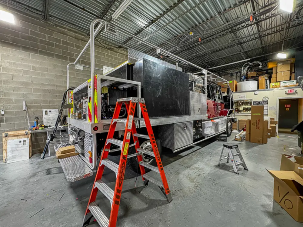 Cab interior upfit with exposed console area, photo 66 of 303.